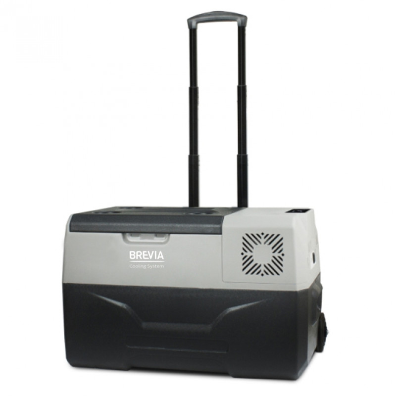 Автохолодильник компрессорный 30л BREVIA холодильник на колесах пластиковый 12/24В 220В (22720)