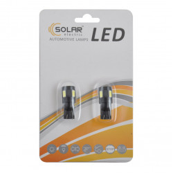 LED автолампа SOLAR 12V T10 W2.1x9.5d 6SMD 5630 white, 2шт (LS286_B2)
