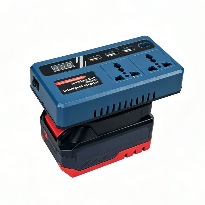 Инвертор для съемного аккумулятора 18-21V 120W (Maks-3gen)