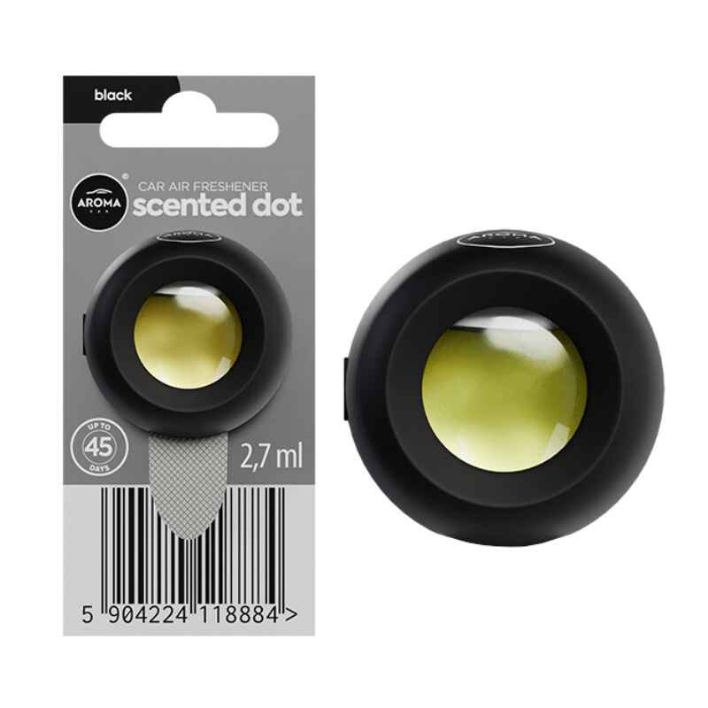 Ароматизатор до машини Aroma Car Scented dot - Black (11888)