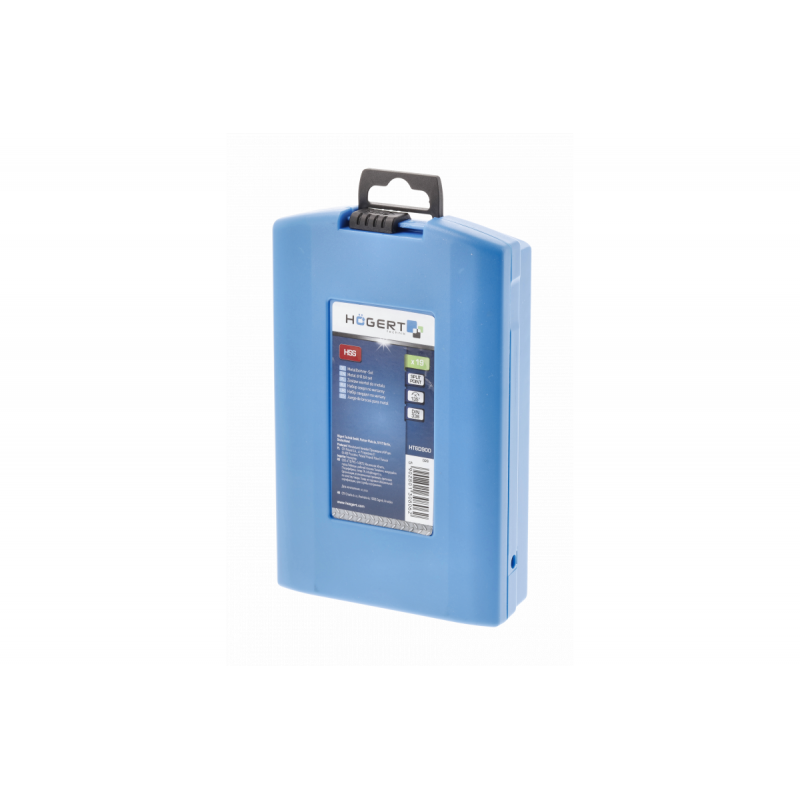 Набір свердел по металу 19 шт Hogert (HT6D900)