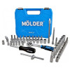 Набір інструментів 1/4" 56шт 72T CrV Molder у кейсі (MT60056)