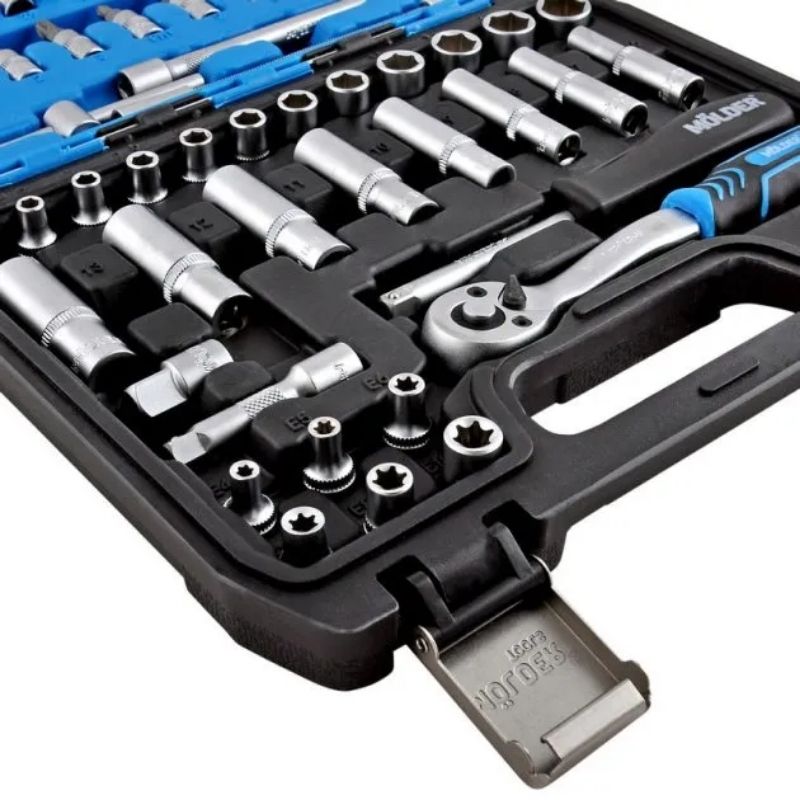 Набір інструментів 1/4" 56шт 72T CrV Molder у кейсі (MT60056)