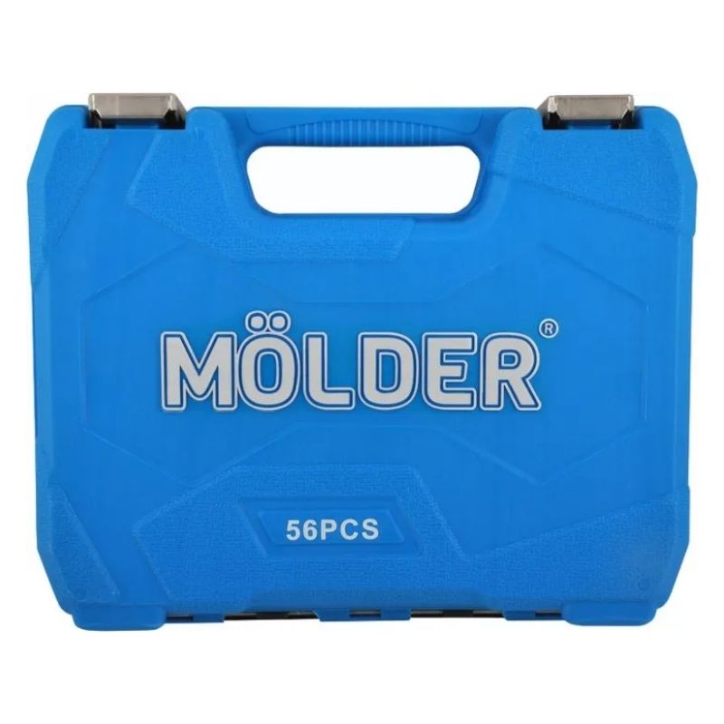 Набір інструментів 1/4" 56шт 72T CrV Molder у кейсі (MT60056)