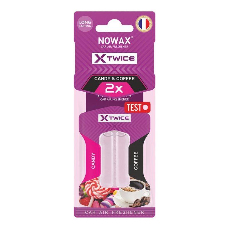 Ароматизатор до машини Nowax X Twice - Candy & Coffee (NX00153)