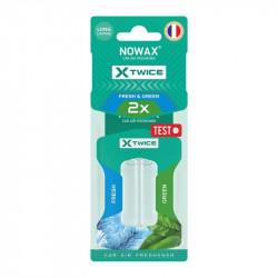 Ароматизатор до машини Nowax X Twice - Fresh & Green (NX00154)