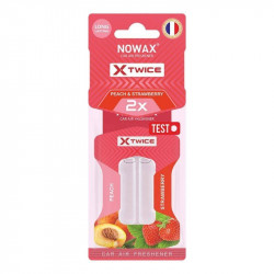 Ароматизатор до машини Nowax X Twice - Strawberry & Peach (NX00156)