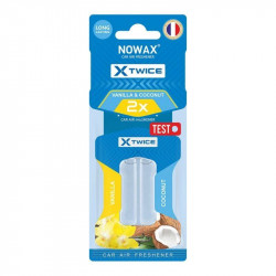 Ароматизатор до машини Nowax X Twice - Vanila & Coconut (NX00157)