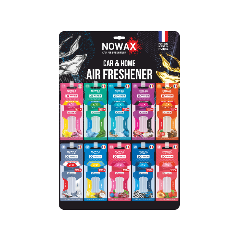 Ароматизатори до машини Nowax X Twice MIX 30 шт (NX00158)