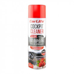Поліроль CarLife Cockpit Cleaner 500 мл полуниці (CF523)