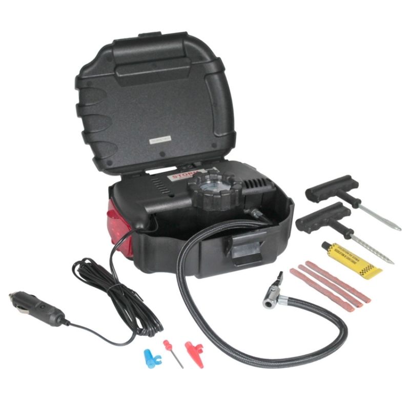 Автокомпресор однопоршневий від прикурювача STORM для шин R13-R15 Compact Power 15 л/хв 80 Вт 7Атм (20700)