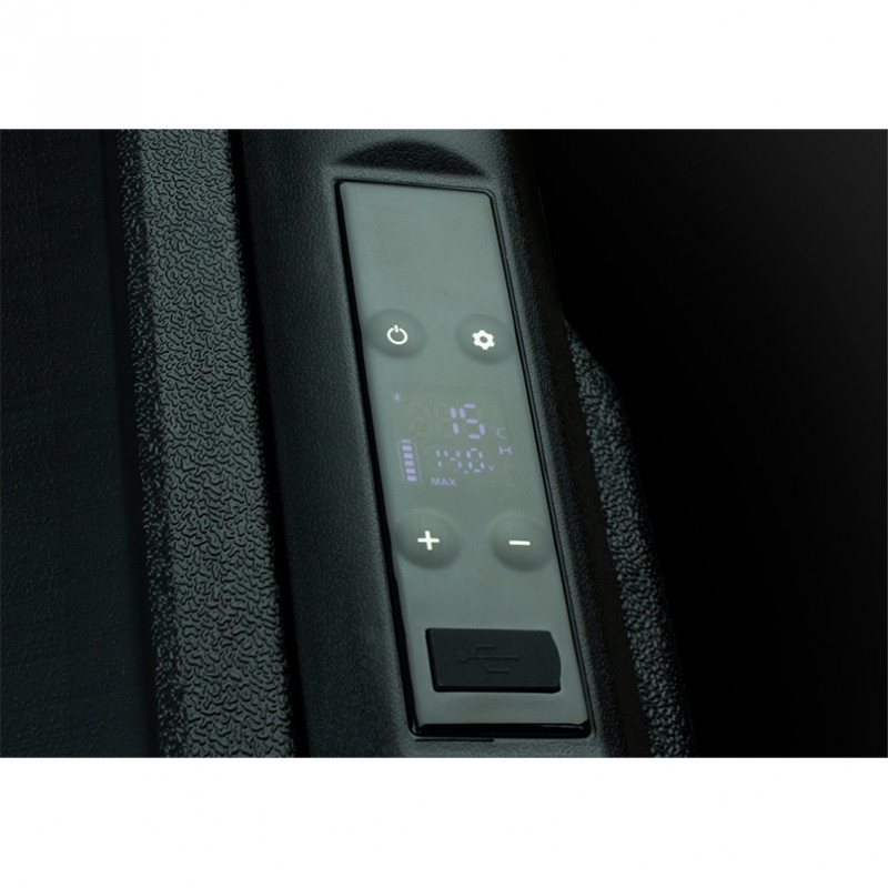 Портативный холодильник 30л BREVIA автохолодильник с LG-компрессором пластиковый 12/24В 220В (22515)