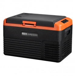 Портативный холодильник 30л BREVIA автохолодильник с LG-компрессором пластиковый 12/24В 220В (22515)