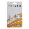 LED автолампа SOLAR 12V T10 W2.1x9.5d SMD 3030 92lm white, 2шт (LS293_B2)