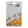 LED автолампа SOLAR 12V T10 W2.1x9.5d SMD 3W white, 2шт (LS297_B2)
