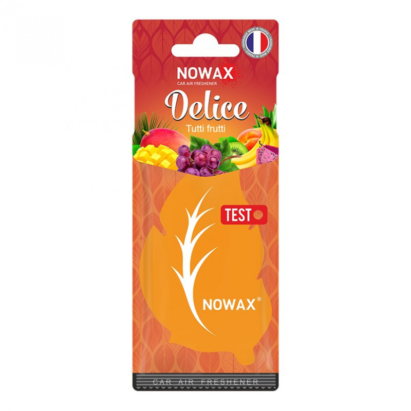 Ароматизатор до машини Nowax Delice - Tutti Frutti (NX00087)