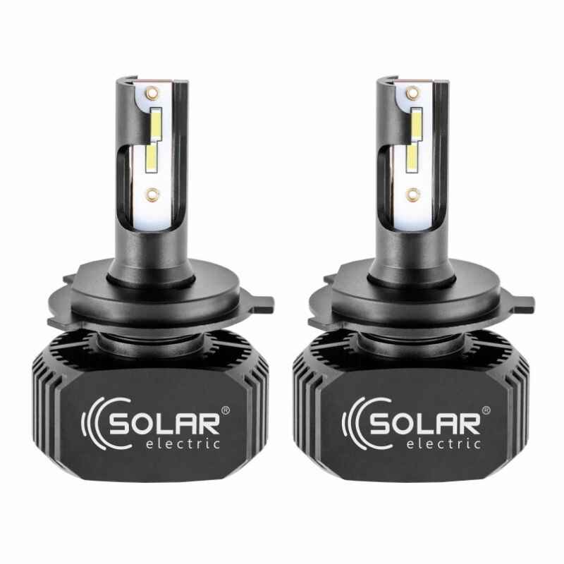 Світлодіодні автолампи H4 LED SOLAR 12/24V 6000K 5000Lm 40W Seoul CSP1860 (8204)