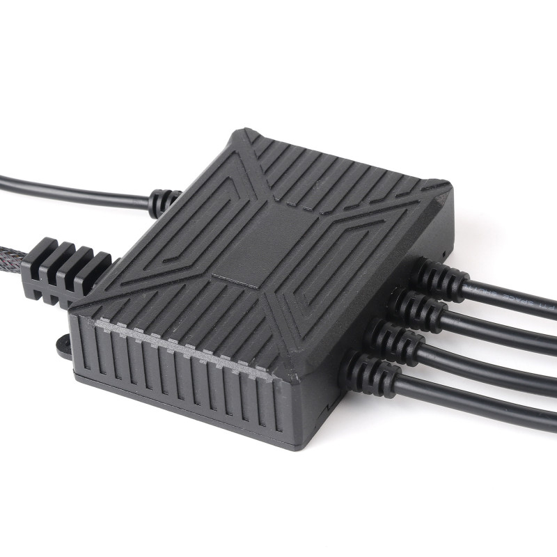 Світлодіодні фари для мотоцикла Carlamp Led фари двокольорові 1500/1700 Lm 3500/4500 К 20 W 4 шт (MT20-4)