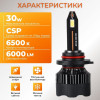 Светодиодные лампы HВ3 9005 для авто Carlamp Nova Vision Led автолампы 6000 Lm 6500 K (NoVHB3)