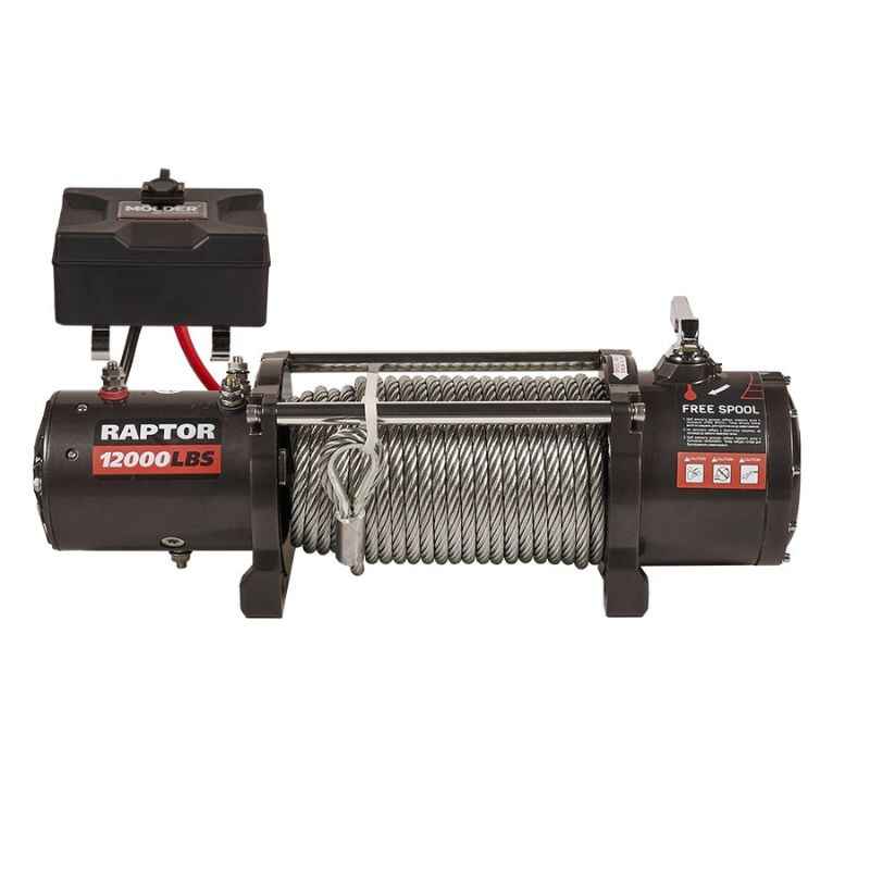 Лебедка MOLDER RAPTOR 12000lbs (6.0hp/4.4kw)