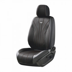 Комплект 5D чохлів для сидінь BELTEX Sierra black-red (BX90600)