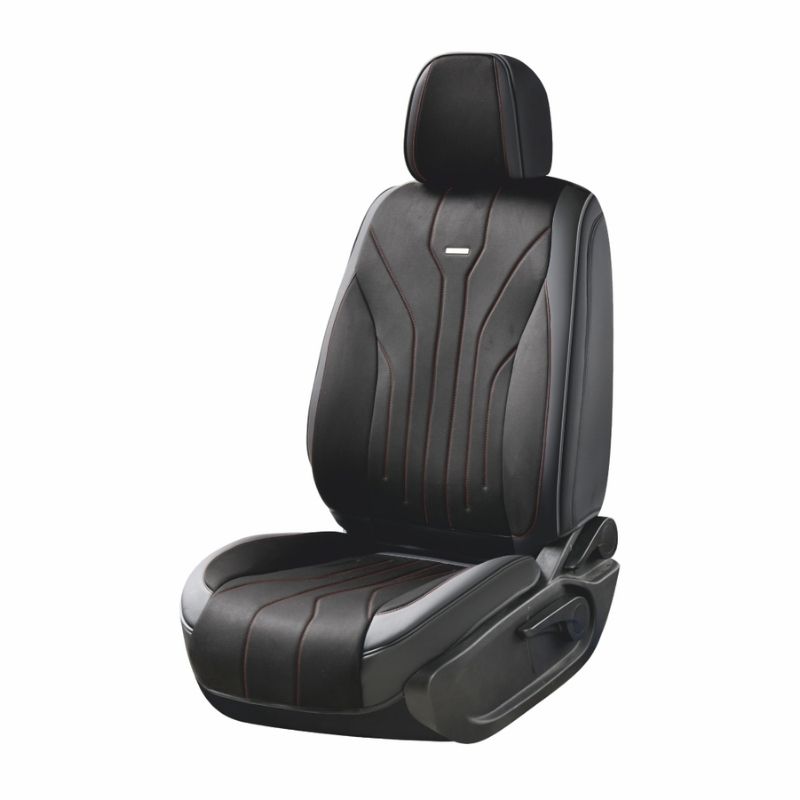 Комплект 5D чохлів для сидінь BELTEX Sierra black-red (BX90600)