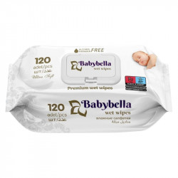 Серветки вологі BABYBELLA 120шт Baby
