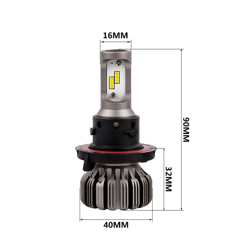 Світлодіодні автолампи H13 для авто Carlamp Night Vision Gen2 Led автолампи 5500 K 5000 Lm (NVGH13)