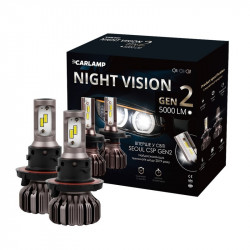 Світлодіодні автолампи H13 для авто Carlamp Night Vision Gen2 Led автолампи 5500 K 5000 Lm (NVGH13)