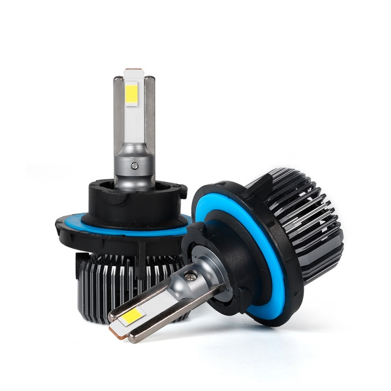 Светодиодные автолампы H13 CARLAMP Ultra Vision лампы с освещением на 150+ метров для вашего авто 9400Lm 6000K (UVH13)