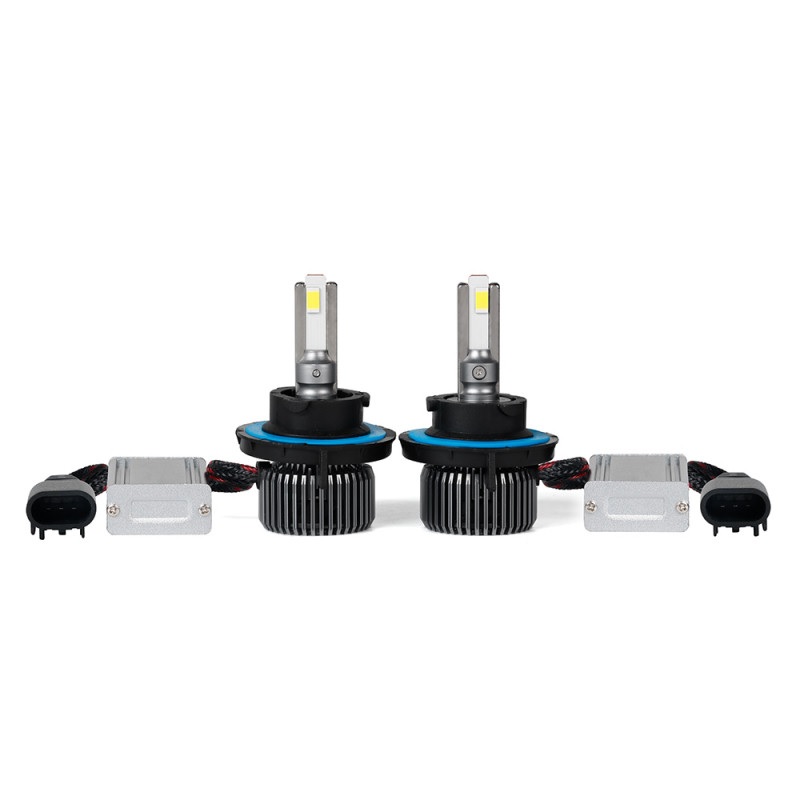 Светодиодные автолампы H13 CARLAMP Ultra Vision лампы с освещением на 150+ метров для вашего авто 9400Lm 6000K (UVH13)