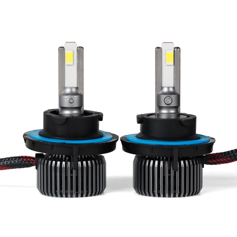 Светодиодные автолампы H13 CARLAMP Ultra Vision лампы с освещением на 150+ метров для вашего авто 9400Lm 6000K (UVH13)