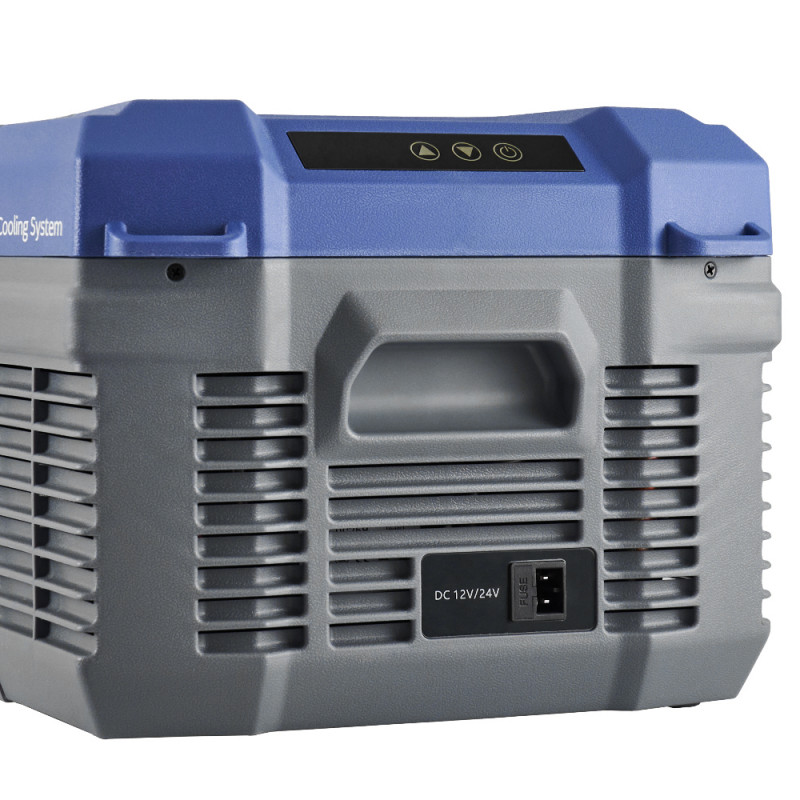 Портативный холодильник 15л BREVIA автохолодильник компрессорный пластиковый 12/24В 220В (22910)