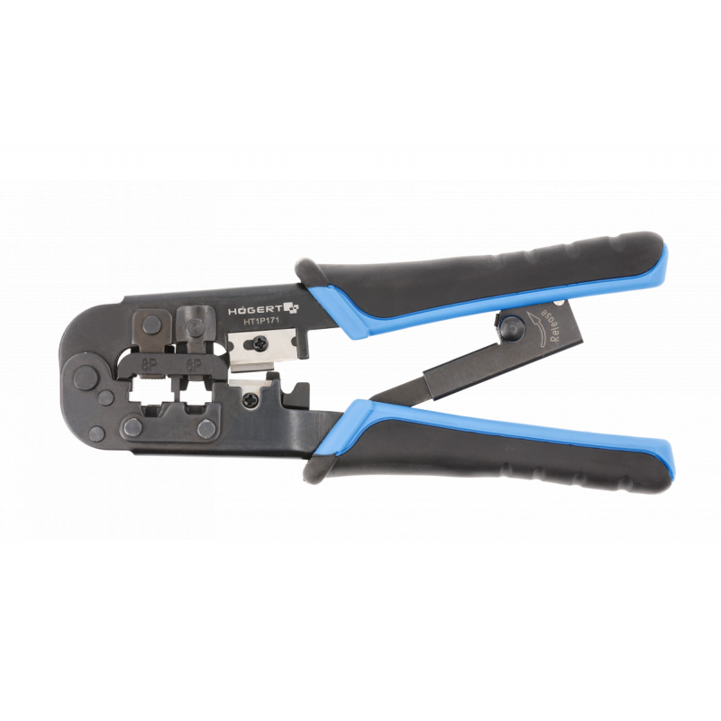 Прес-кліщі для телефонних наконечників RJ11/12/45 Hogert (HT1P171)