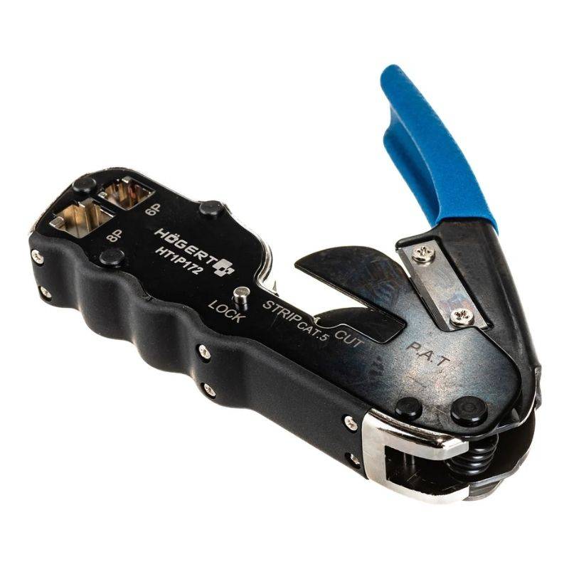 Пресс-клещи для телефонных наконечников 6P 8P RJ45 Хогерт (HT1P172)