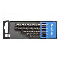 Набір свердлів по бетону 5 шт Hogert (HT6D378)