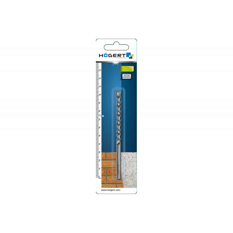 Свердло по бетону 6 x 100 мм Hogert (HT6D382)