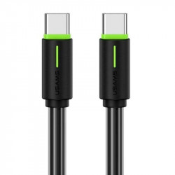 Кабель Usams 18W Type-C To Type-C 1м чорний (SJ734USB01)