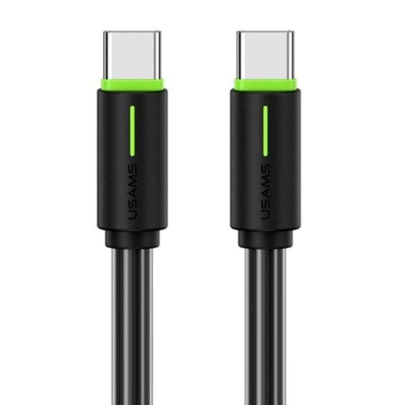 Кабель Usams 18W Type-C To Type-C 1м чорний (SJ734USB01)