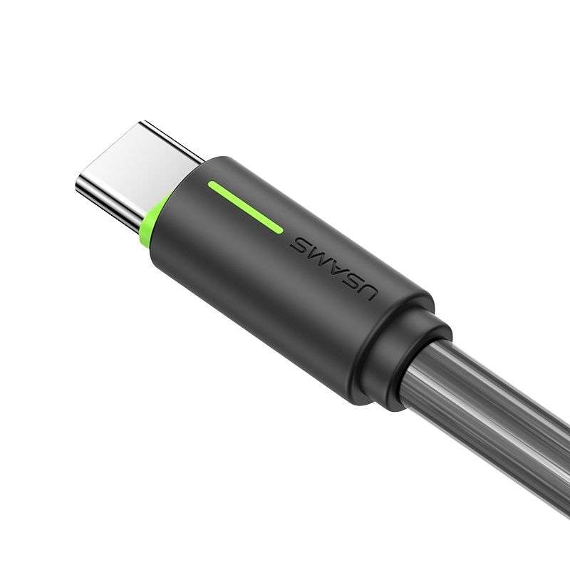 Кабель Usams 18W Type-C To Type-C 1м чорний (SJ734USB01)