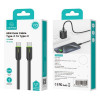 Кабель Usams 18W Type-C To Type-C 1м чорний (SJ734USB01)