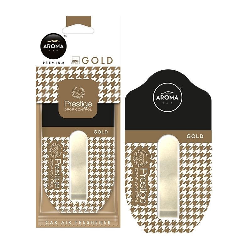 Ароматизатор до машини Aroma Car Prestige Drop Control - Gold (83205)