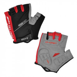 Велорукавиці літні унісекс Grey's із застібкою і вентиляцією відкриті з коротким пальцем розмір M (GR18122)