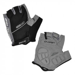 Велорукавиці літні унісекс Grey's із застібкою і вентиляцією відкриті з коротким пальцем розмір M (GR18132)