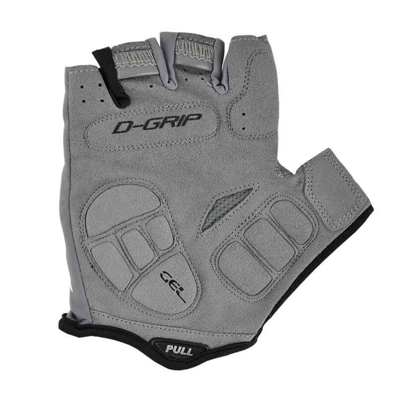 Велорукавиці літні унісекс Grey's із застібкою і вентиляцією відкриті з коротким пальцем розмір M (GR18132)