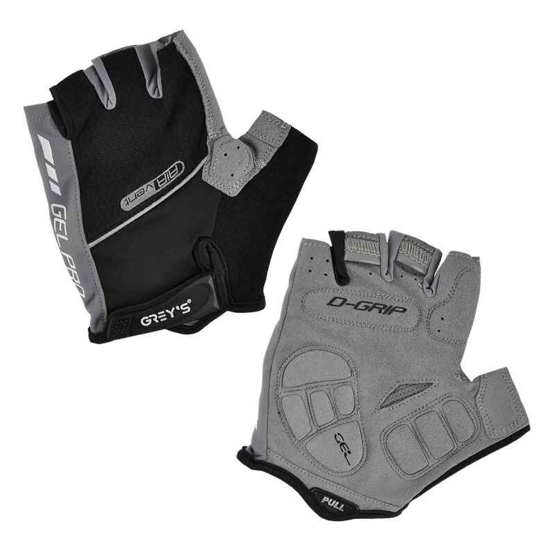 Велорукавиці літні унісекс Grey's із застібкою і вентиляцією відкриті з коротким пальцем розмір L (GR18133)