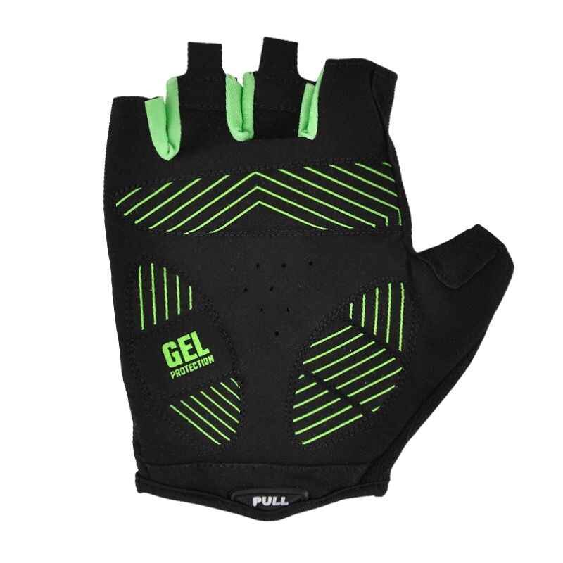 Рукавиці для велосипеда літні унісекс Grey's із застібкою і вентиляцією відкриті з коротким пальцем розмір L (GR18323)
