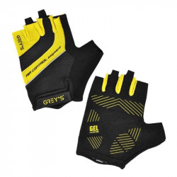 Рукавиці для велосипеда літні унісекс Grey's із застібкою і вентиляцією відкриті з коротким пальцем розмір M (GR18342)