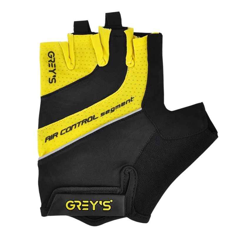 Рукавиці для велосипеда літні унісекс Grey's із застібкою і вентиляцією відкриті з коротким пальцем розмір M (GR18342)