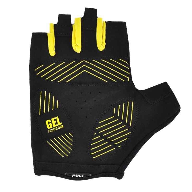 Рукавиці для велосипеда літні унісекс Grey's із застібкою і вентиляцією відкриті з коротким пальцем розмір M (GR18342)